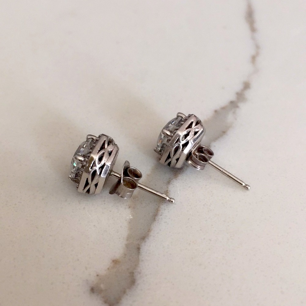 Swarovski zirconia earrings - Picture 4 of 6